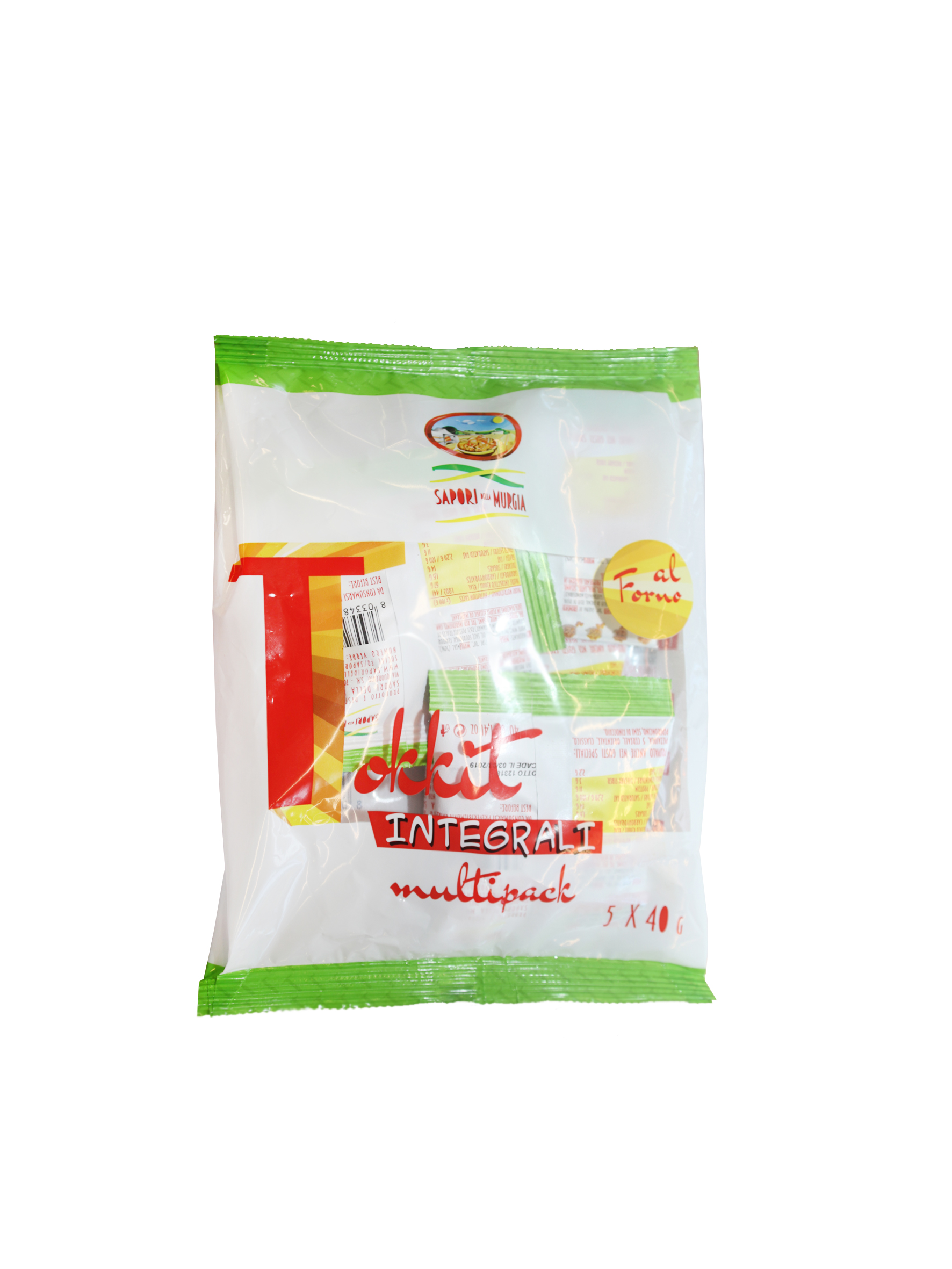 TOKKITT SNACK INTEGRALE MULTIP X 5 GR 200